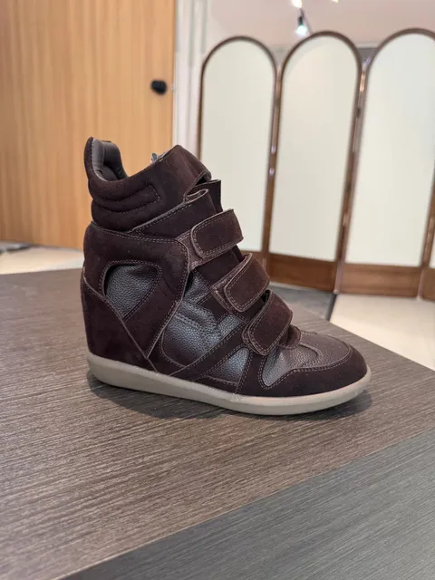 Isabel Marant Etoile Sneaker Velcro Strap Wedge