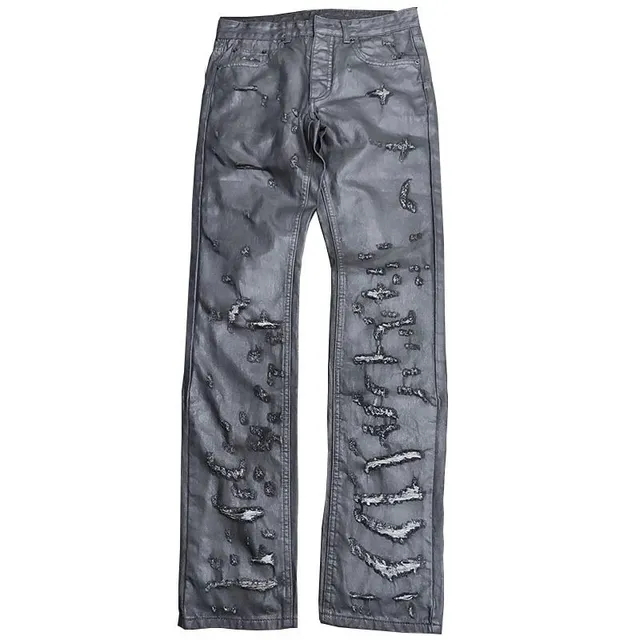 Levi's 501 Jeans Distressed Metallic Grey