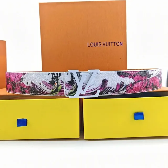 Louis Vuitton LV Belt Floral Print