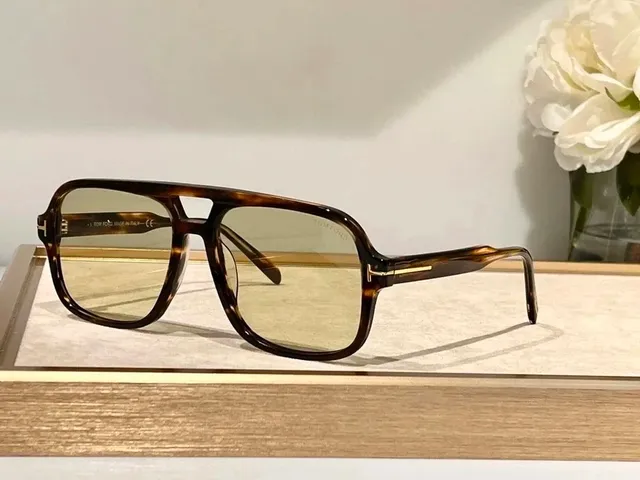 Tom Ford Aviator Sunglasses Havana Tortoise