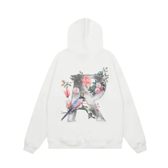 Rhude Floral Logo Hoodie