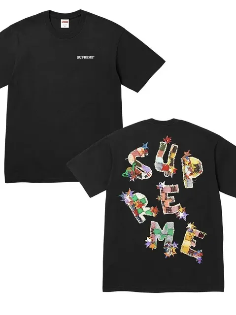 Supreme T-Shirt Patchwork Logo