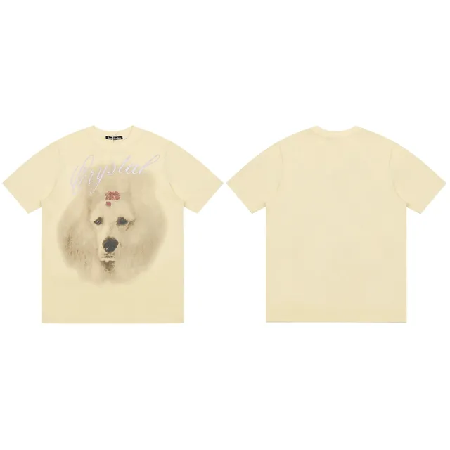 Acne Studios Graphic T-Shirt Crystal Dog Print