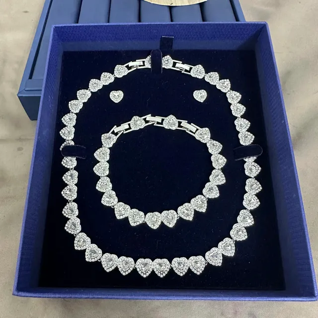 Swarovski Heart Crystal Set Crystal Hearts