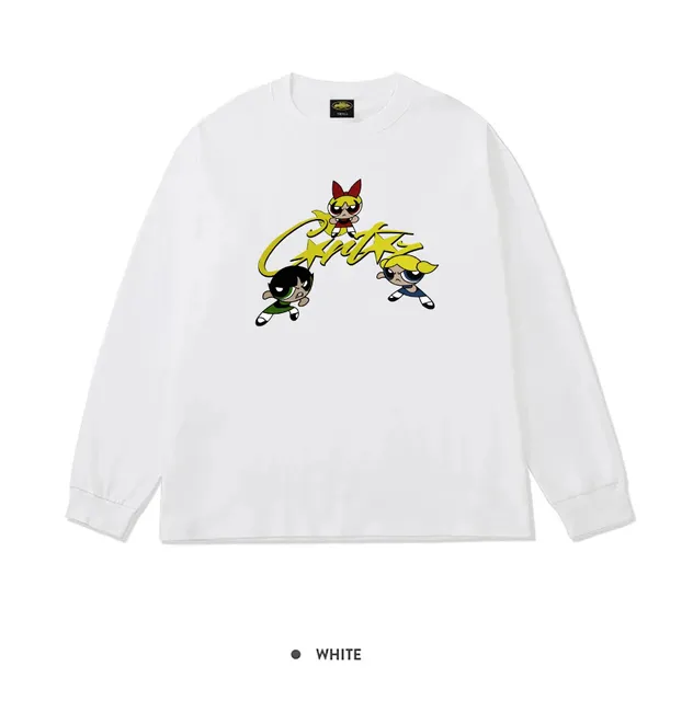Corteiz Long Sleeve Tee Powerpuff Girls Graphic