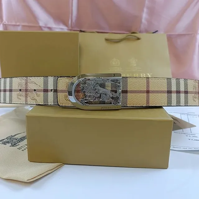 Burberry Equestrian Knight Belt Classic Check