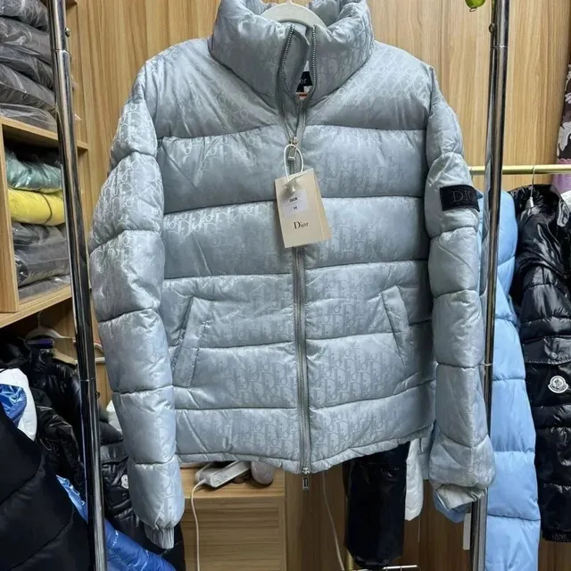 Dior Puffer Jacket Oblique Logo