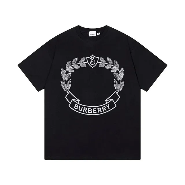 Burberry Graphic Tee Laurel Wreath Print