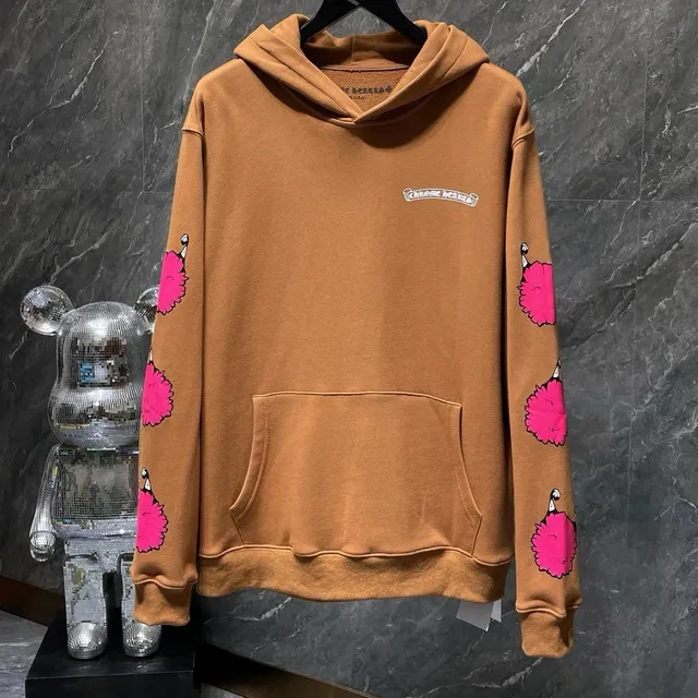 Chrome Hearts Hoodie Flamingo Print