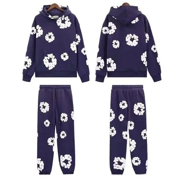 Balenciaga Hoodie and Jogger Set Floral Print