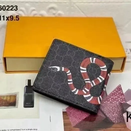 Gucci Bifold Wallet Kingsnake Print