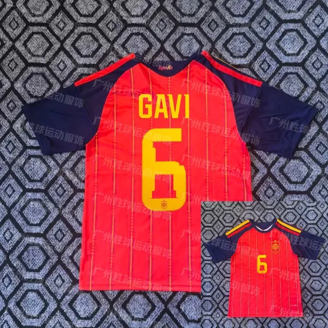Adidas × Spain National Team Spain Home Jersey Gavi #6