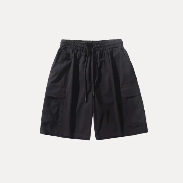 Cargo Shorts Elastic Waist