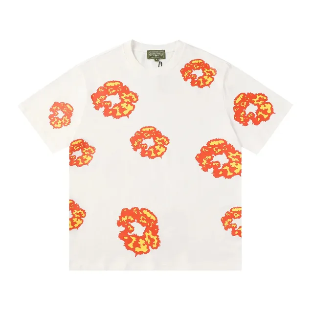 Denim Tears Floral Print Tee All-Over Flame Floral