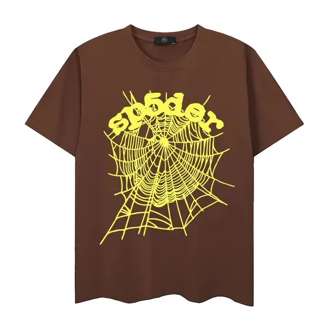 Sp5der Spider Web Tee Spider Logo Print