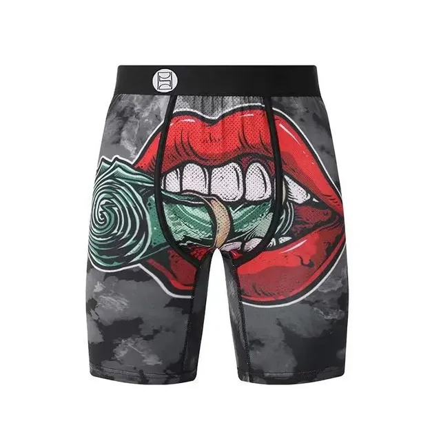Boxer Brief Lips and Money Print