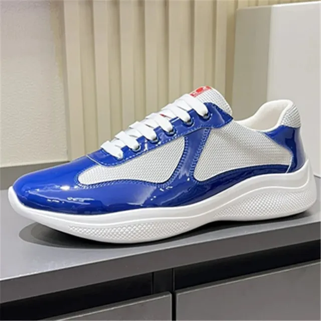 Prada Linea Rossa Sneaker Glossy Patent & Mesh