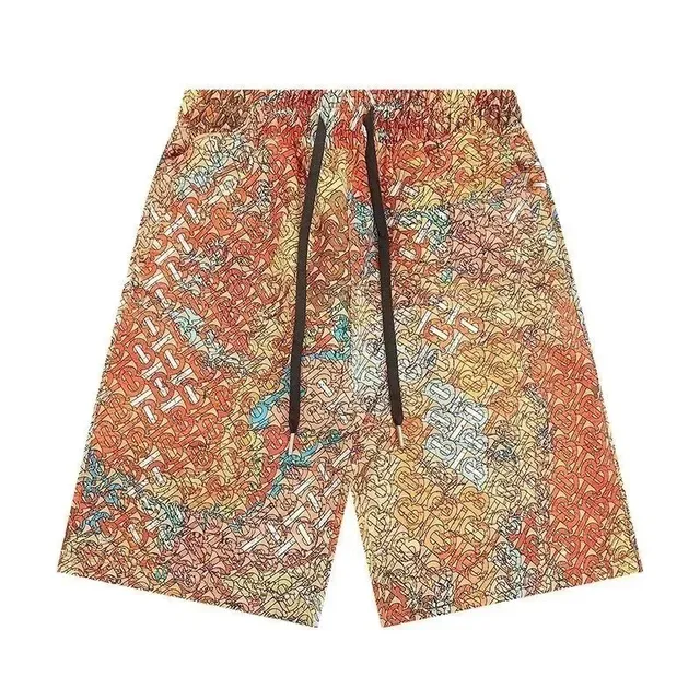 Burberry Shorts All-Over Logo Print