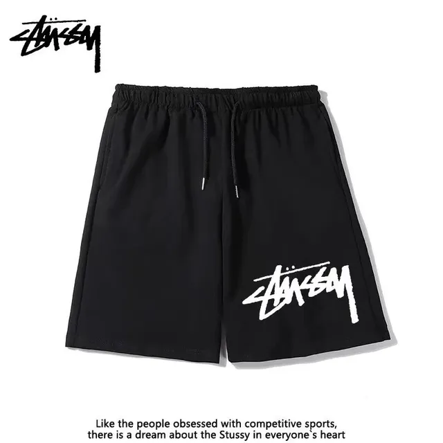 Stüssy Logo Shorts White Logo