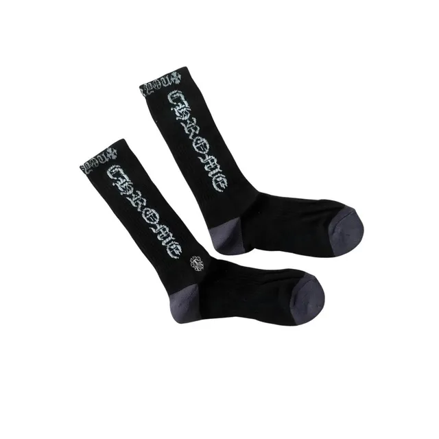 Chrome Hearts Crest Socks Logo Print