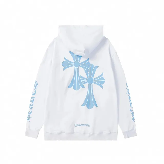Chrome Hearts Hoodie Double Cross Print