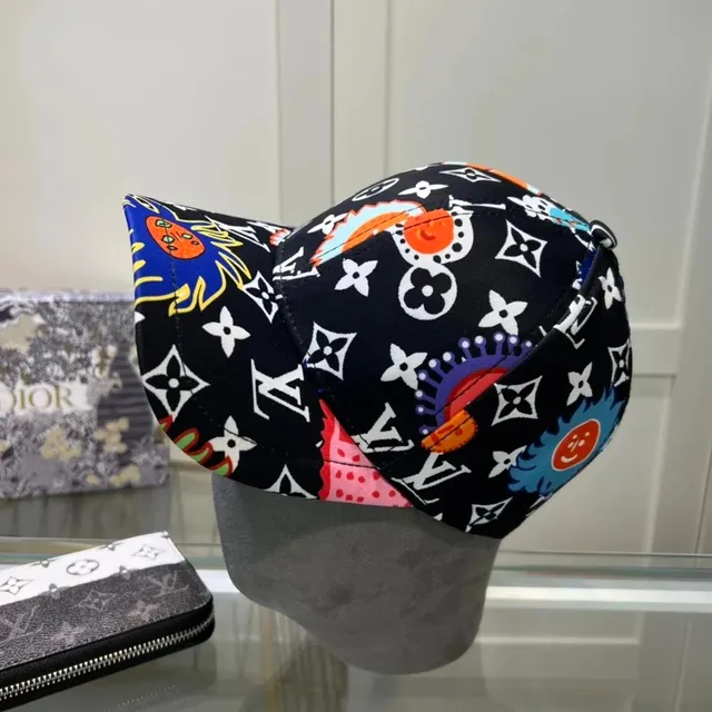 Louis Vuitton Baseball Cap Monogram Multicolor Print