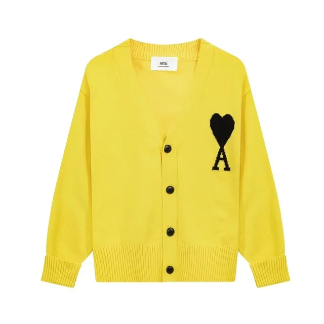 AMI Paris Cardigan Heart A Logo