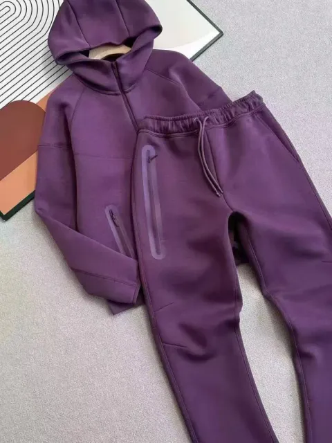 深紫色套装