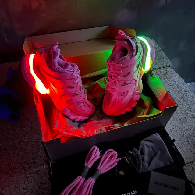 Balenciaga Triple S Neon Pink