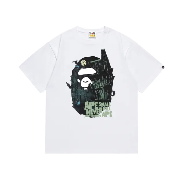 BAPE Graphic T-Shirt Ape Shall Never Kill A Bathing Ape