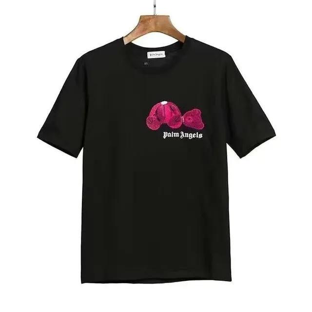 Palm Angels Graphic T-Shirt Embroidered Bear