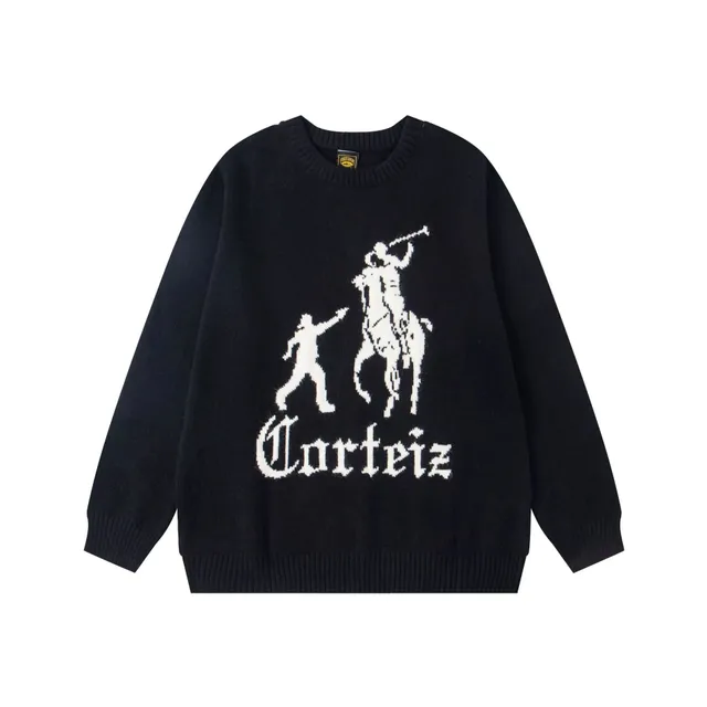 Corteiz Knit Sweater Polo Rider Graphic