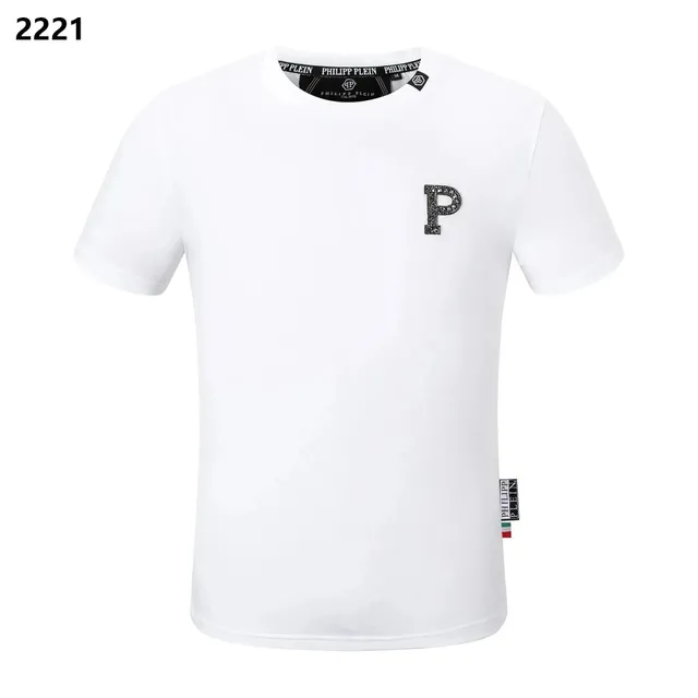 Philipp Plein P Logo Tee Crystal P Logo