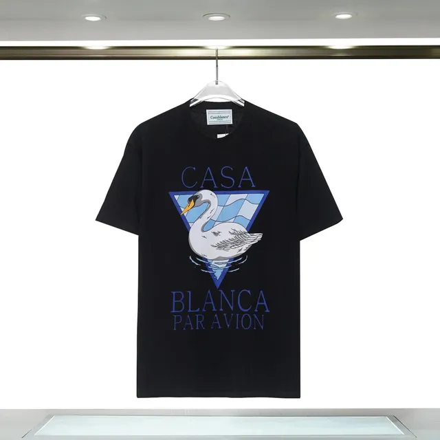 Casablanca Swan Graphic Tee Casa Blanca Par Avion