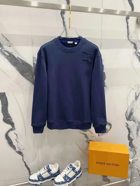 Burberry Crewneck Sweatshirt Equestrian Knight Patch