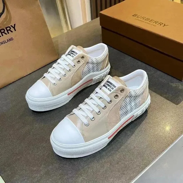 Burberry Low-Top Sneaker Mesh and Leather