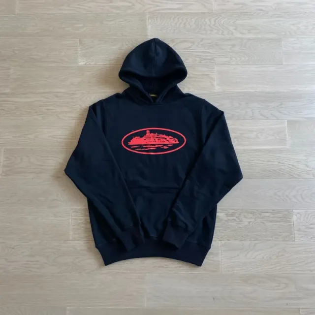Corteiz Hooded Sweatshirt Red Oval Logo