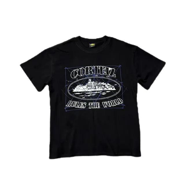 Corteiz T-Shirt Corinez Rules the World Graphic