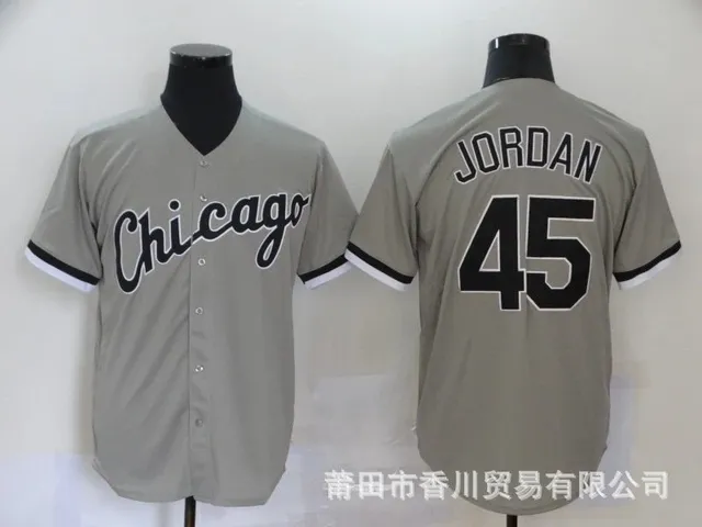Nike × NBA Chicago Bulls Jersey Grey Script