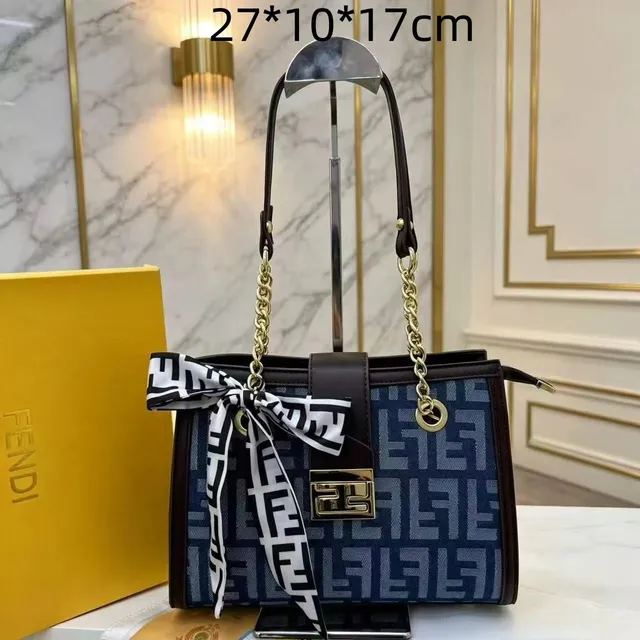 Fendi Baguette FF Logo Jacquard
