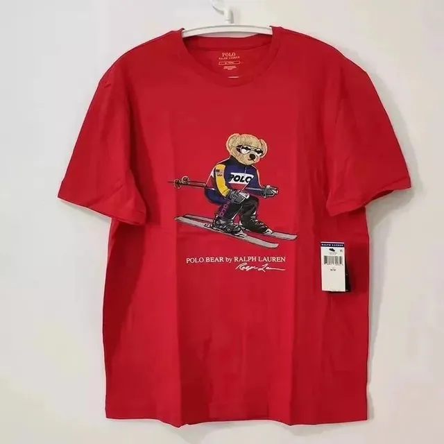 Polo Ralph Lauren Polo Bear T-Shirt Skiing Bear Graphic