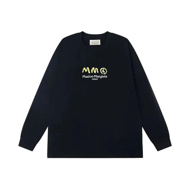 Maison Margiela Long-Sleeve Tee MM6 Logo Print