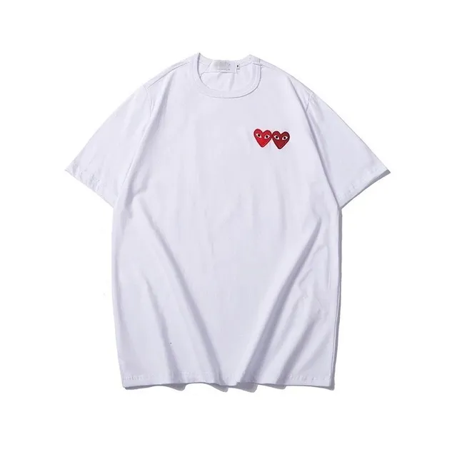 Comme des Garçons T-Shirt Double Heart
