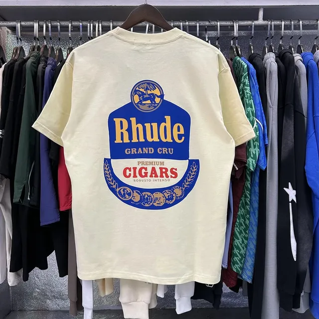 Graphic Tee Rhude Cigars Print