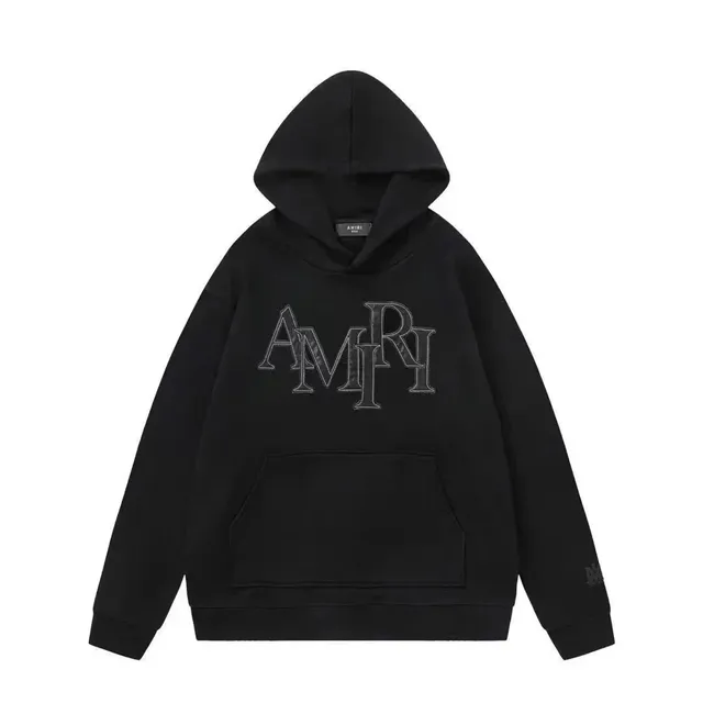 Amiri Hoodie Embroidered Logo