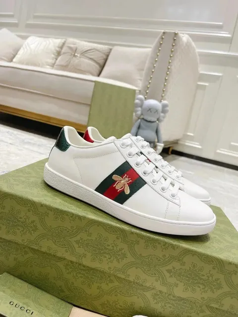 Gucci Ace Sneaker Web Stripe Bee