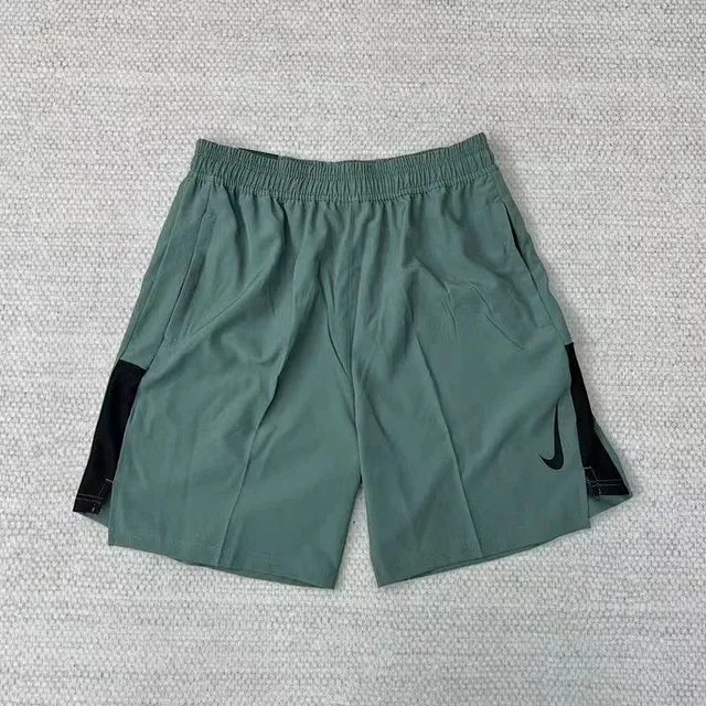 Nike Sport Shorts Olive Green with Black Panels