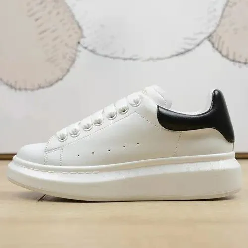 Alexander McQueen Oversized Sneaker White with Black Heel Tab