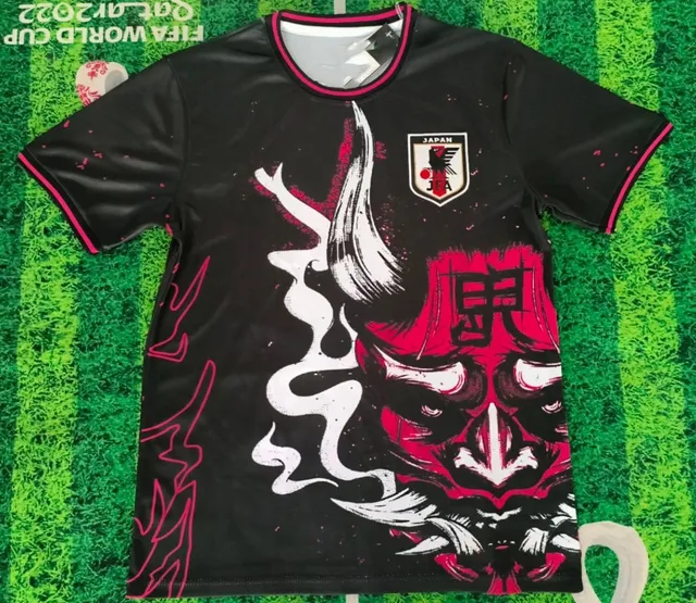Adidas Japan National Team Jersey Oni Mask Graphic