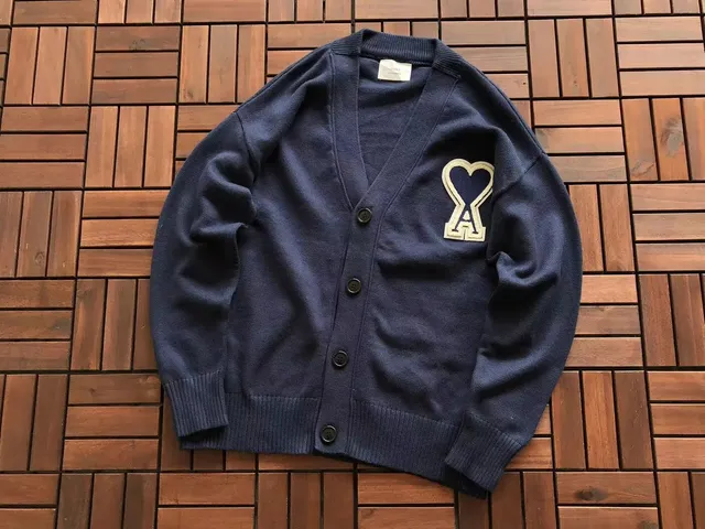 Amiri Cardigan Heart Logo